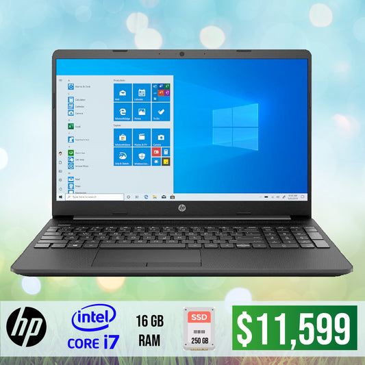 Laptop Hp Core i7, 16 gb, 256 gb ssd, 15.6"